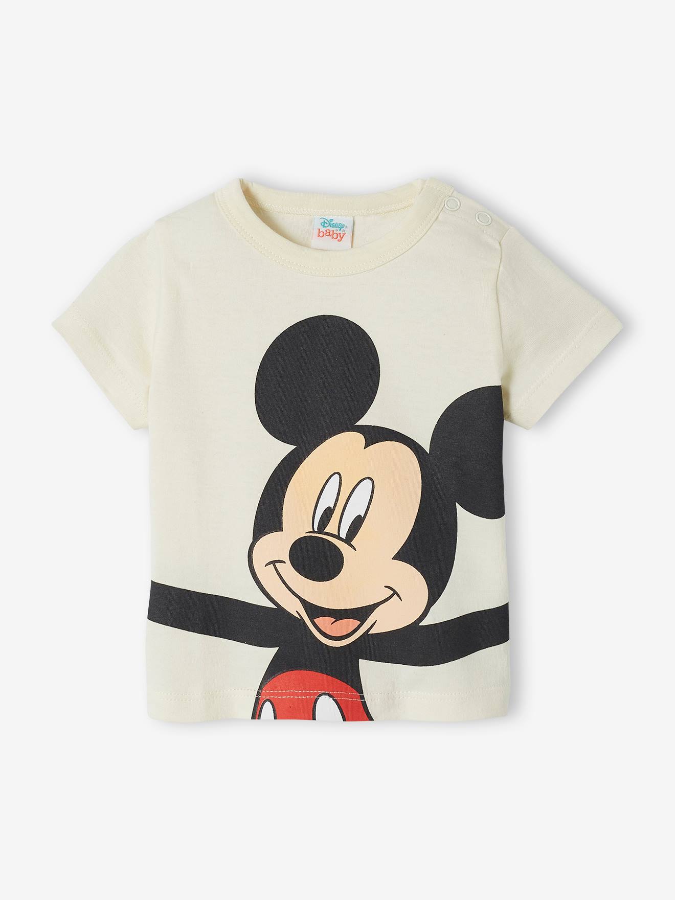 Mickey Jungen Baby T-Shirt Disney MICKY MAUS in wollweiß
