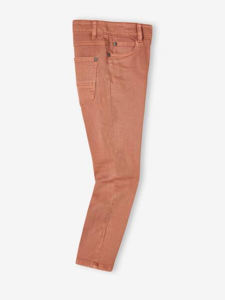 Jungen Slim-Fit-Hose, Hüftweite REGULAR - beige+dunkelblau+hellblau+ziegel - 17