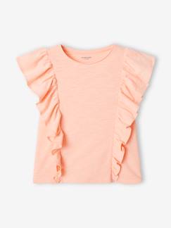 Maedchenkleidung-Shirts & Rollkragenpullover-Mädchen T-Shirt mit Volants
