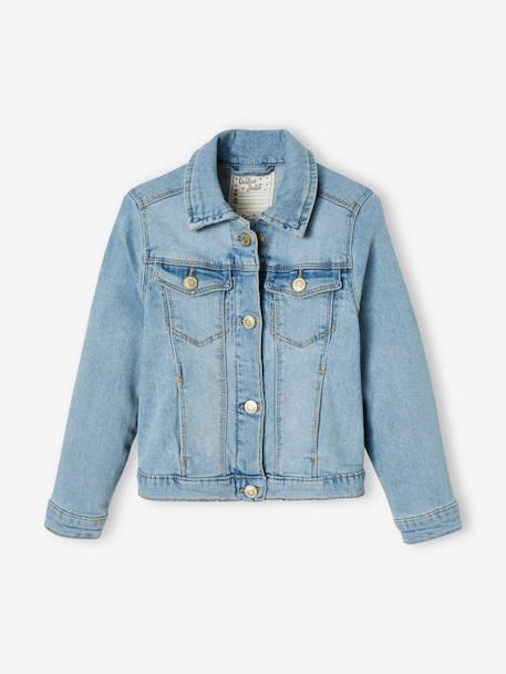 Mädchen Jeansjacke, personalisierbar - blue stone+double stone - 12