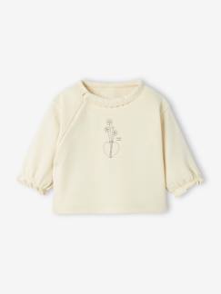 Babymode-Pullover, Strickjacken & Sweatshirts-Sweatshirts-Baby Sweatshirt mit Öffnung vorn