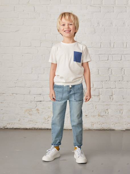 Jungen Loose-Fit-Jeans - bleached+double stone - 1