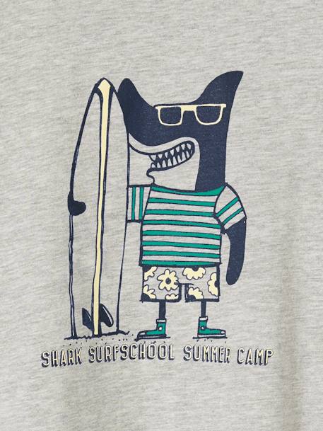 Kurzer Jungen Schlafanzug mit Hai - tanne - 5