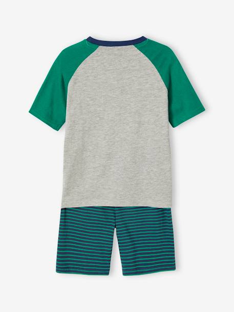 Kurzer Jungen Schlafanzug mit Hai - tanne - 6