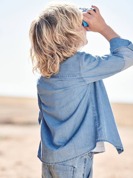 Jungen Jeanshemd - blue stone - 9