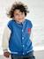 Jungen Sweatjacke im College-Style, Druckknöpfe - blau - 2