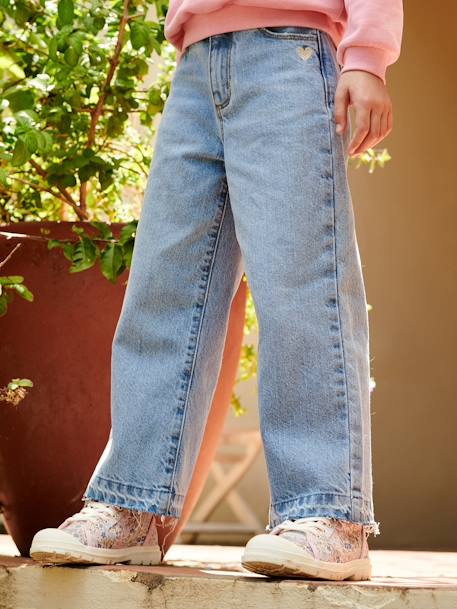 Mädchen Flare-Jeans - bleached+blue stone - 3