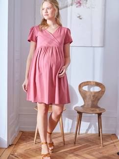 Umstandsmode-Umstandskleider-Kurzes Kleid für Schwangerschaft und Stillzeit