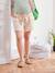 Umstands-Shorts aus Musselin - wollweiß+ziegel - 1