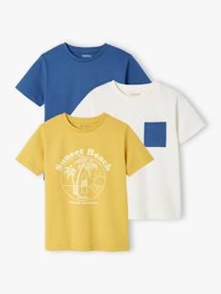 Jungenkleidung-3er-Pack Jungen T-Shirts BASIC Oeko-Tex