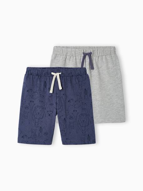 2er-Pack Jungen Schlafshorts - marine - 1