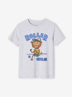 Jungenkleidung-Shirts, Poloshirts & Rollkragenpullover-Shirts-Jungen T-Shirt, Tierprint