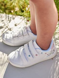 Kinderschuhe-Mädchen Klett-Sneakers, Schleifen