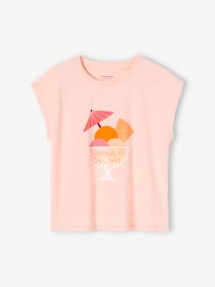 Maedchenkleidung-Shirts & Rollkragenpullover-Mädchen T-Shirt, Sommer-Print