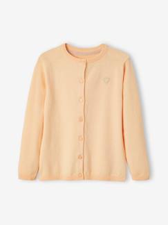 Maedchenkleidung-Pullover, Strickjacken & Sweatshirts-Mädchen Strickjacke  BASIC, personalisierbar