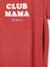 Bio-Kollektion: T-Shirt für Schwangerschaft & Stillzeit „Club Mama“, personalisierbar - anthrazit+blau+rosa+ziegel - 29