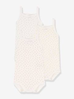 Babymode-Bodys-3er-Pack Baby Trägerbodys PETIT BATEAU, Bio-Baumwolle