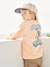 Jungen Sweatshirt mit Print hinten - gelb+pfirsich - 12