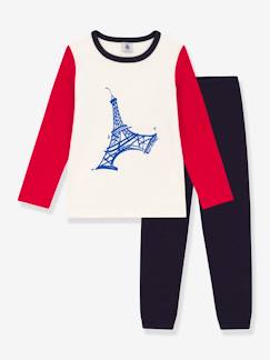 Jungenkleidung-Schlafanzüge-Jungen Schlafanzug PETIT BATEAU, Bio-Baumwolle