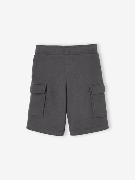 Jungen Sweatshorts, Cargo-Style - grau - 4