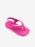 Baby Zehentrenner Brasil Logo II HAVAIANAS - bonbon rosa+dunkelblau+marine/weiß - 1