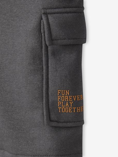 Jungen Sweatshorts, Cargo-Style - grau - 3