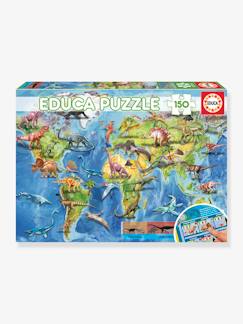 Spielzeug-Pädagogische Spiele-Kinder Puzzle „Dinosaurier-Weltkarte“ EDUCA, 150 Teile