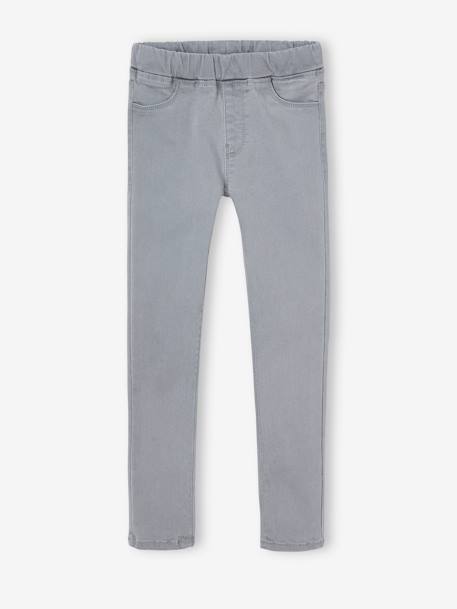 Mädchen Jeggings BASIC - blue stone+double stone+grau - 11