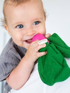 Babyartikel-Essen & Trinken-Schnuller & Beißringe-Baby Beißspielzeug und Schmusetuch „Ramona Radieschen“ OLI & CAROL