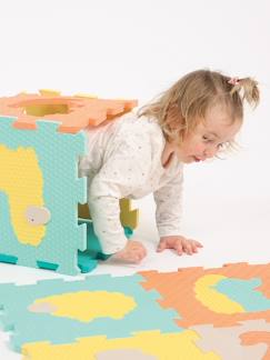 Spielzeug-Baby-Activity-Decken & Spielbögen-Baby Schaumstoff-Puzzlematte mit Tieren LUDI