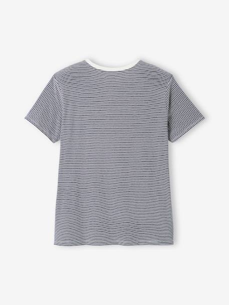 T-Shirt aus Baumwolle, Schwangerschaft & Stillzeit, personalisierbar Oeko-Tex - grün gestreift+marine gestreift+rot gestreift - 15