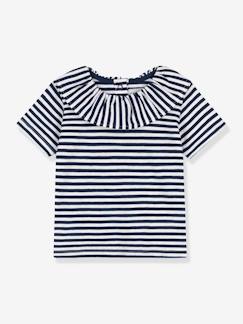 Babymode-Hemden & Blusen-Baby Bluse mit kurzen Ärmeln PETIT BATEAU