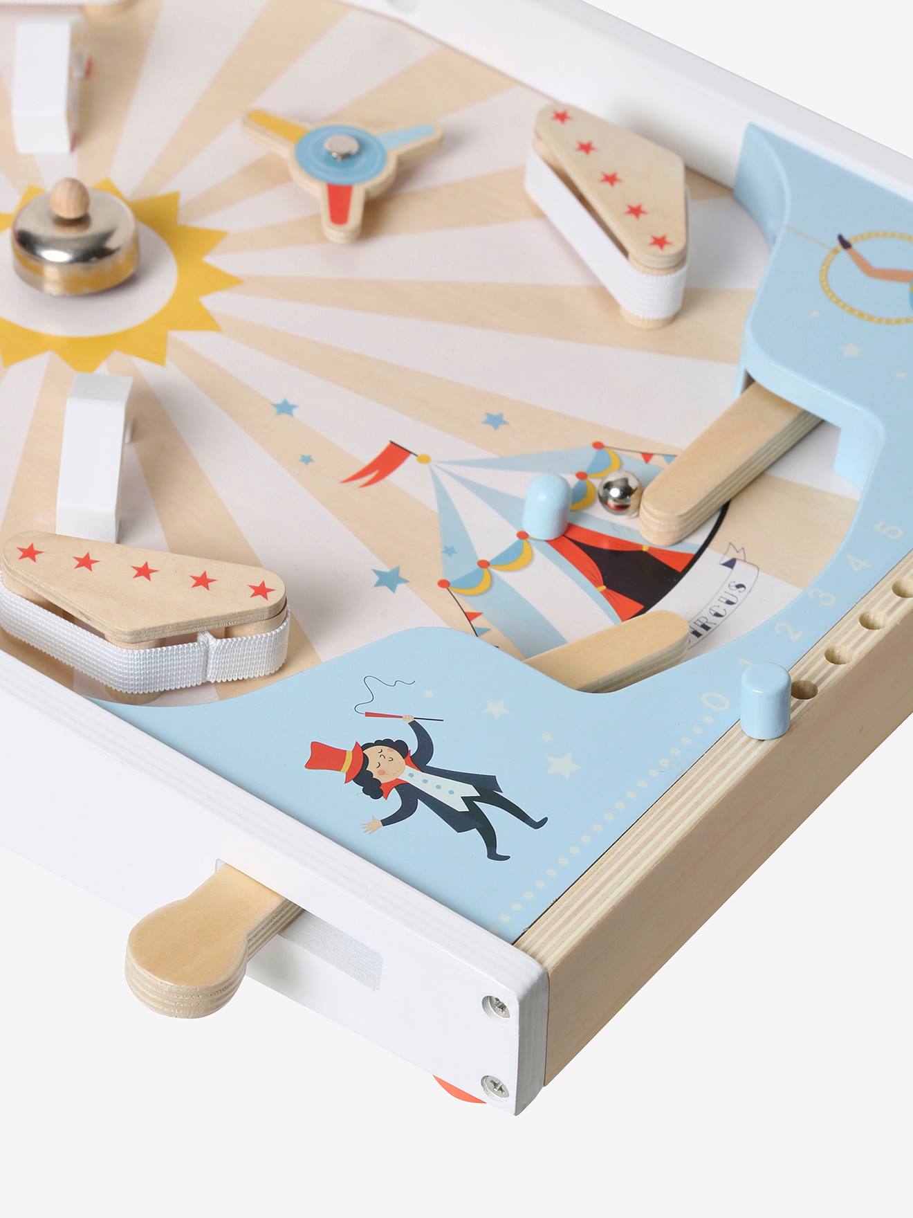 LittleStars Tischflipper Unterwasserwelt Aus Holz – Personalisierbar, 36x60 Cm, Für Kinder Ab 5