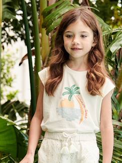 Mädchen T-Shirt, Sommer-Print -  - [numero-image]