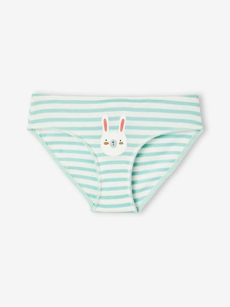 7er-Pack Mädchen Slips mit Tiermotiven - weiß - 5