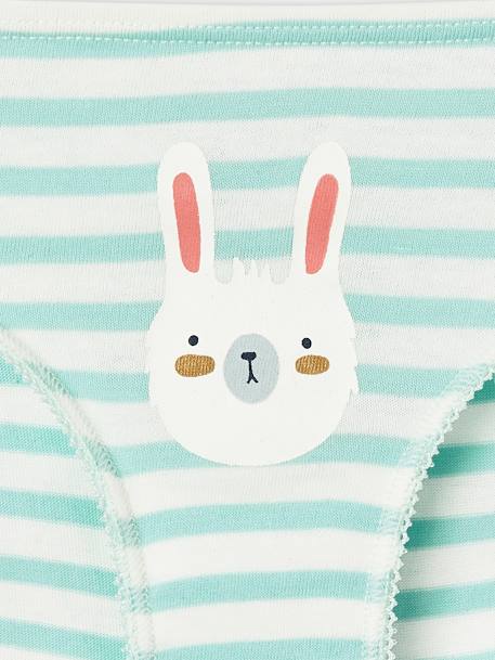 7er-Pack Mädchen Slips mit Tiermotiven - weiß - 13