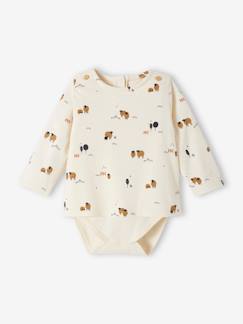 Babymode-Shirts & Rollkragenpullover-Baby Shirtbody mit Schafen Oeko-Tex