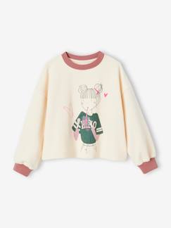 Maedchenkleidung-Pullover, Strickjacken & Sweatshirts-Sweatshirts-Kurzes Mädchen Sport-Sweatshirt