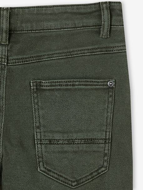 Jungen Slim-Fit-Hose, Hüftweite COMFORT - beige+dunkelblau+hellblau+khaki+schokolade+ziegel - 19