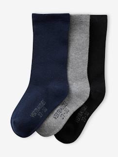 Jungenkleidung-Unterwäsche & Socken-Socken-3er-Pack Jungen Schlauchsocken Oeko-Tex