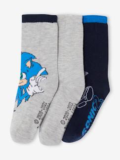 Jungenkleidung-Unterwäsche & Socken-Socken-3er-Pack Jungen Socken SONIC