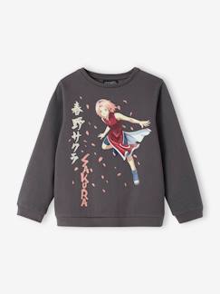 Maedchenkleidung-Pullover, Strickjacken & Sweatshirts-Sweatshirts-Mädchen Sweatshirt NARUTO SAKURA