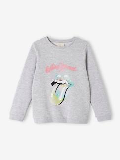 Maedchenkleidung-Pullover, Strickjacken & Sweatshirts-Sweatshirts-Mädchen Sweatshirt The Rolling Stones
