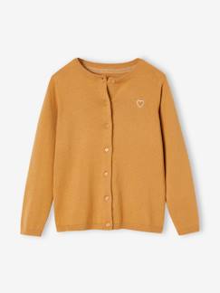 Maedchenkleidung-Pullover, Strickjacken & Sweatshirts-Strickjacken-Mädchen Strickjacke  BASIC, personalisierbar