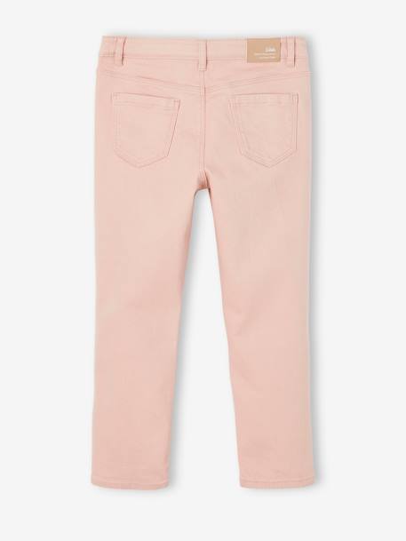 Mädchen Mom-Fit-Hose, Hüftweite COMFORT - nachtblau+pfirsich+pudrig rosa+tannengrün+wollweiß - 10