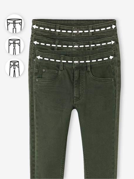 Jungen Slim-Fit-Hose, Hüftweite COMFORT - beige+dunkelblau+hellblau+khaki+schokolade+ziegel - 18