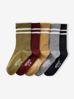Jungenkleidung-Unterwäsche & Socken-Socken-5er-Pack Jungen Socken BASICS Oeko-Tex