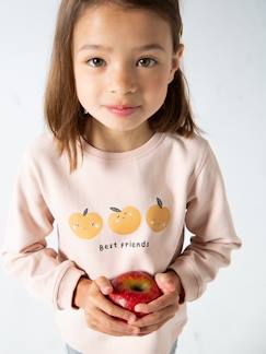 Maedchenkleidung-Pullover, Strickjacken & Sweatshirts-Sweatshirts-Mädchen Sweatshirt BASIC