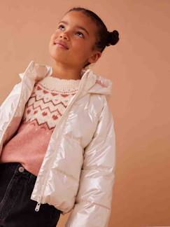 -Mädchen Jacquard-Pullover