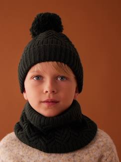Jungenkleidung-Accessoires-Mützen, Schals & Handschuhe-Jungen-Set: Mütze, Rundschal & Handschuhe